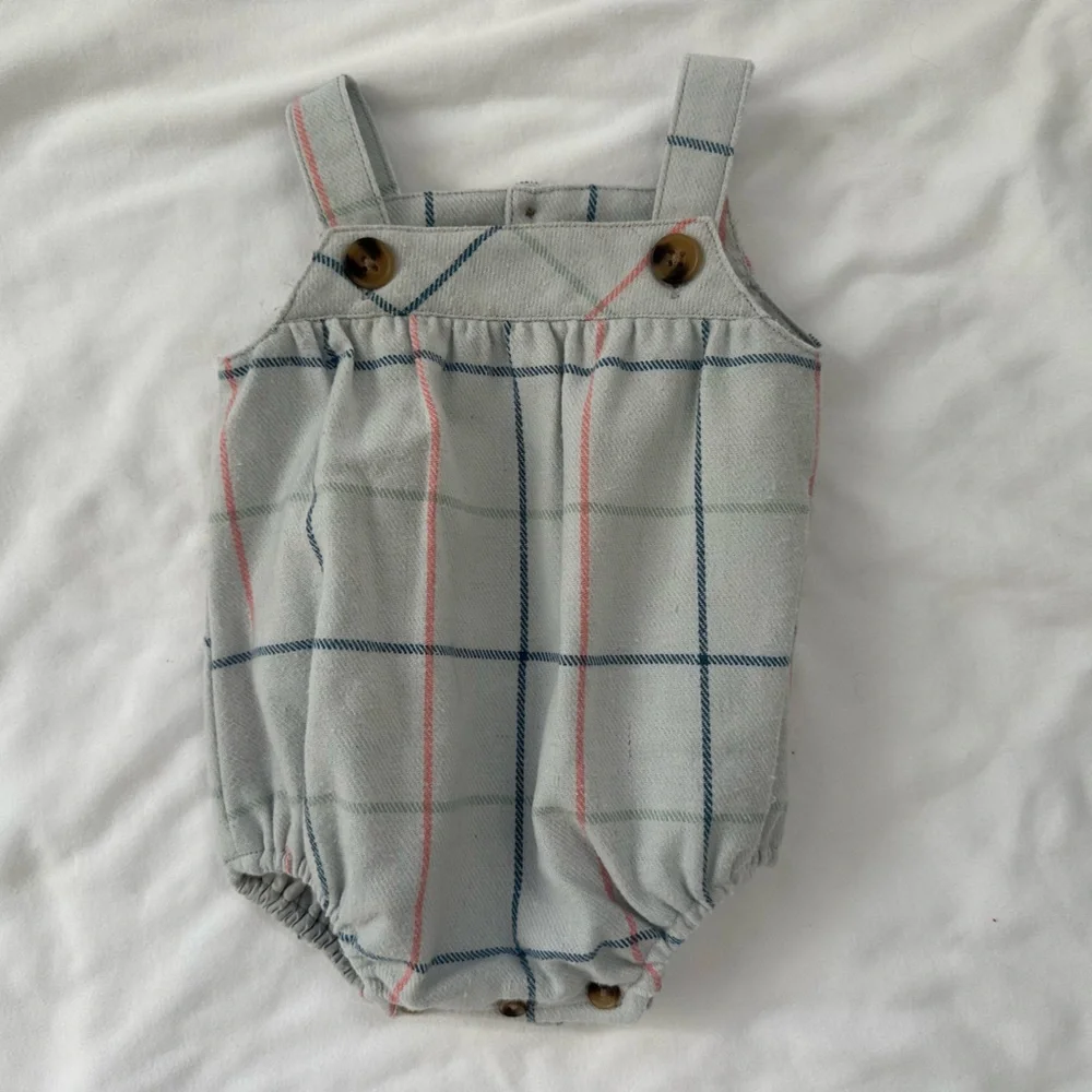 Stylish Plaid Diaper Cover for Kids